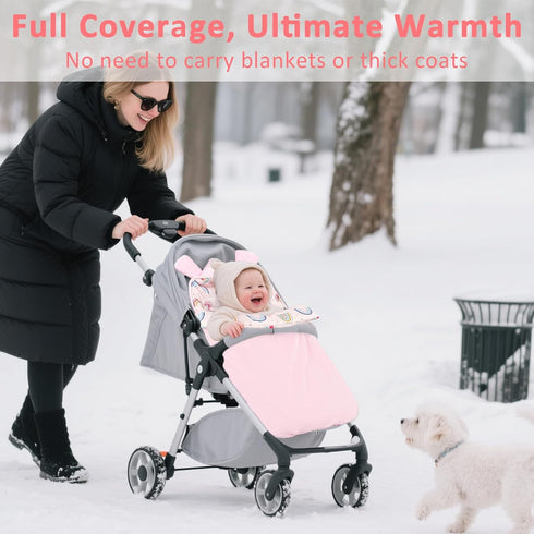 Carseat Blankets for Babies Winter, Warm Toddler Carseat Swaddle Blanket, Infant Stroller Bunting Bag Footmuff for Cold