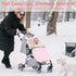Carseat Blankets for Babies Winter, Warm Toddler Carseat Swaddle Blanket, Infant Stroller Bunting Bag Footmuff for Cold