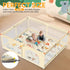 65x50 Baby Play Mats for Floor - Playmat for Babies - Foldable Soft Foam Mat for Toddlers - Machine Washable & Non-Slip