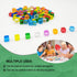Generic 8mm 160 Set Mini Dice Acrylic Cubes, Pcs Colored Dice for Board Game Tokens, Tabletop Gaming Pieces & DIY