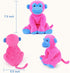 Unique Ape Monkey Stuffed Animals Plush Toys, Soft Cute Monkey Toy for Toddlers, 7.9" Pink