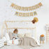 Boao 4 Pieces Baby Shower Decorations - Welcome Baby Woodland Banners Forest Animal Garland