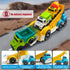 Baimiby 3 4 5 6 Set 3-4 Toddlers Toys Truck for Year Old, Toddler Car Toys Dump Truck Toys and Mixer Cement