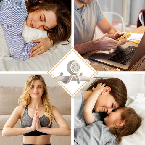 30 32 4 Easysleep Portable Sound Machine for Baby Adult White Noise Machine with Soothing Sounds Volume Levels Timer
