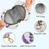 YETTASBIN Lavender Portable Pacifier Holder Case with Metal Hook Buckle & Zipper for Diaper Bag and Stroller, Versatile