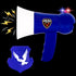ArtCreativity Police Megaphone Toy for Kids, Siren Mode with Flashing Lights, Pretend Play Toys for Boys 8-12