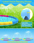 Raxurt Splash Pad - 97 Inch Splash Sprinkler Pad for Kids and Dogs, Durable Dog Pool Bath for Summer Outdoor Fun.