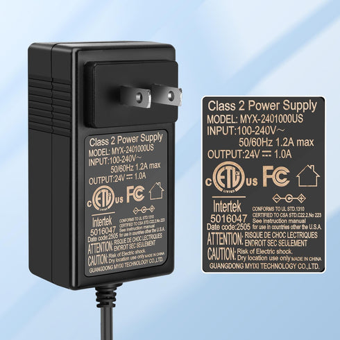 24V 6.6Ft EGK Charger for Ride On Toys Car with Cable, Supply Power Adapter for Wrangler SUV Kid Trax Dynacraft Toy Car