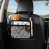 PPIKTC Spacious Hanging Auto Seat Organizer with Ventilated Mesh Pockets for Wet Wipes and Baby Supplies, Chicken