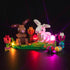 Upgraded LED Light Kit for Lego Easter Rabbits Display Building Set, Compatible with Lego 40523, Gift Idea