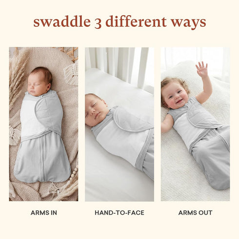 1.0 0-6 TOG Preemie Swaddle Sleep Sack, Adjustable Wearable Blanket for Infants Newborns Months