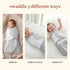 1.0 0-6 TOG Preemie Swaddle Sleep Sack, Adjustable Wearable Blanket for Infants Newborns Months