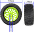 ShareGoo OD 96mm/3.77 RC Rubber Tire with Plastic Rim, 12mm Hex, Compatible with HSP 94170 94155 1/10 RC Trucks