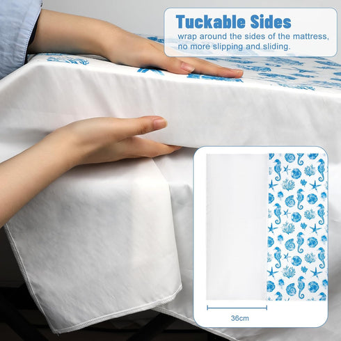MooMoo Baby Waterproof Potty Training Pad Reusable Underpads Nighttime Mattress Protector Sheet Leakproof Pee Pad
