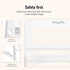 Dream On Me Lightweight Mesh Security Adjustable Bed Rail for Toddler, Breathable Mesh Fabric, Suitable for All Types