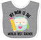 inktastic Teacher Mom School Owl Baby Bib