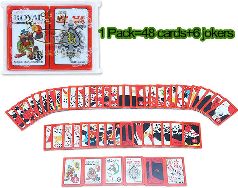 Korean Flower Card Game, Go-Stop Godori Luxury Hwatu, MINARI Movie Props, HWA Tu for The Royal House Game