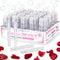 200 Pack Mini Bubble Wands, White Bubble Stick Toy Bulk for Weddings, Anniversaries, Celebrations, Party Favors for