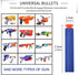 Refill Darts Universal Suction Dart Foam Bullet, 100-Dart Refill Pack for Nerf N-Strike Elite Blasters