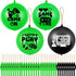 32 Pcs Video Game Punch Balloons, Pixelated Punch Balls for Fun Games, Birthday Party Favors Supplies, Goodie Bag