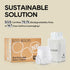 2 6 16lb 102 Count) ECO BOOM Diapers, Viscose from Bamboo Diapers, Natural Soft Disposable Nappies for Infant, Size