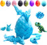 TJYZGXQ 5pcs12" 3D Printed Dinosaur Eggs,Dragon Egg,Crystal Dragon Toys,Snake Eggs, T RexAnimals,Fidget Toy,Desk
