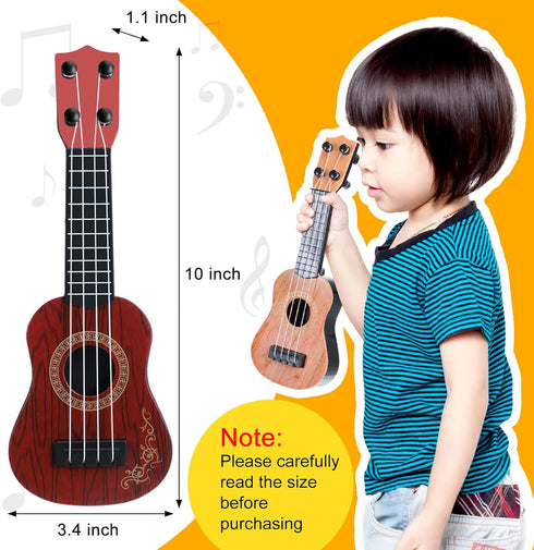 6 10 Inch 4 Lenwen Pcs Kids Ukulele Guitar Kids Toy Ukulele Strings Mini Guitar Children Musical Instruments