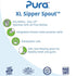 4-Pack Pura Baby Sipper Spouts - Medical-Grade Silicone, Anti-Colic, BPA-Free, Dishwasher Safe