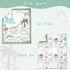 Set 4-Piece Set Set-Fits 52x28 inch SWESEN Dinosaur Crib Bedding for Boys, Crib Includes Quilt, Fitted Sheet, Skirt