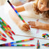 12 Pieces Stacking Crayons, DIY Rainbow Pencils, Buildable Crayons for Kids, Colorful Crayon Party Favors