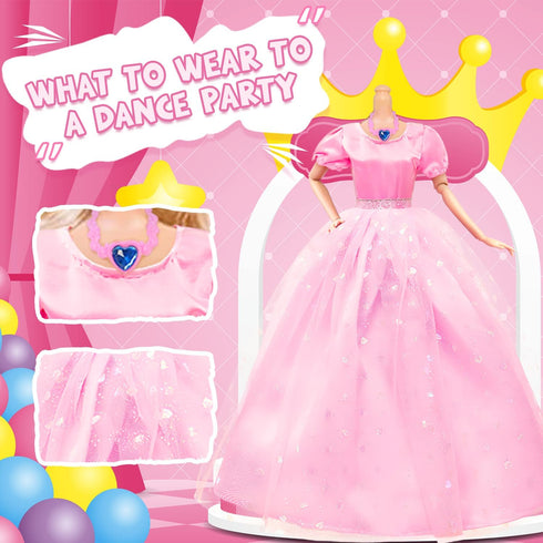 99 5 12 2 2 10 57 11.5 inch Ecore Fun Pcs Doll Clothes Outfits and Accessories- Princess/ Wedding Gowns Fashion Dresses