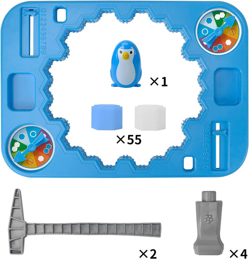 SS Save Penguin On Ice Game - Penguin Trap Ice Break Block Family Game for Kids, Boys & Girls Toys