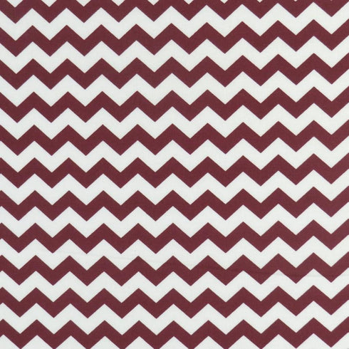 SHEETWORLD.COM 100% 28 52, SheetWorld Cotton Percale Fitted Crib Toddler Sheet x Burgundy Chevron Zigzag, Made in USA
