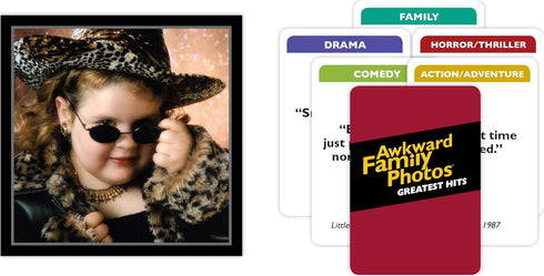 AWKWARD FAMILY PHOTOS GREATEST HITS: EXPANSION #1 GAME with New Hilarious Movie Lines