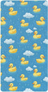 Swimming 28in 52in Yellow Ducks Rain Baby Crib Sheets for Boys Girls Soft Toddler Standard Mattress Fitted Bed Sheet x