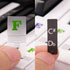 Eison Colorful Piano Stickers for Keys - Removable 88/61/54/49/37 Full Set Stickers, Great Children's Gift