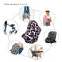 Schgap Purple Leopard Car Seat Cover for Babies Soft Stroller Cover Nursing Cover Breastfeeding Baby Carrier Covers