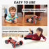 Gesture Sensing RC Stunt Car, 4WD Remote-Controlled Vehicle, Bidirectional Drifting Off-Road with Music & Lights