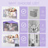 ANROYE Large Corner Stuffed Animal Storage, Purple Wall Hammock for Kids Plushies Toy Organizer