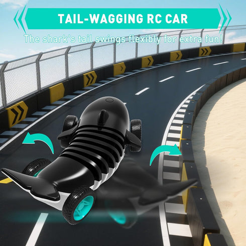 VOOU 3 4 5 6 7 8 9 10 11 12 Remote Control Shark, RC Car Toys can Bend, Turn & Slide Like a Mutant Machine, Birthday