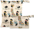 Burbuja Cat in Books Wet Dry Bags for Baby Cloth Diaper 2 Pack,