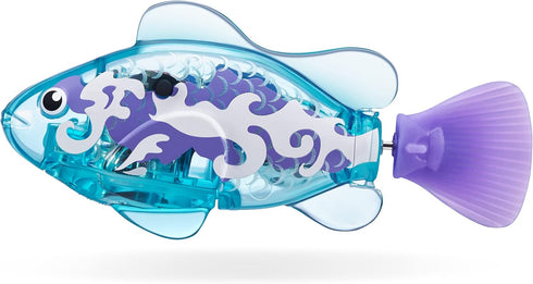 2 2 Pack) Swimming (2 Pack), 7165E Robo Alive Robo Fish Series (Teal + Orange by ZURU Robotic Fish Water Activated