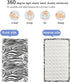 Boy,28 x52,White Zebra Print Themed Fitted Crib Sheet,Standard Crib Mattress Fitted Sheet Toddler Bed Mattress Sheets
