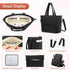 Adworte Pack 16 Wearable Breast Pump Bag for Working Mom, Breastmilk Cooler Tote Bag with Insulated Compartment, Breast