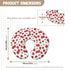 Nursing Pillow Cover Cherries Breast Feeding Pillows for Babies Boys & Girls Soft Breathable Nursing Pillow Case U