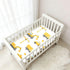 CZXW 52" 28" Cute Construction Vehicles Crib Sheets Fitted x Natural Cotton Soft & Breathable for Baby Crib Mattress