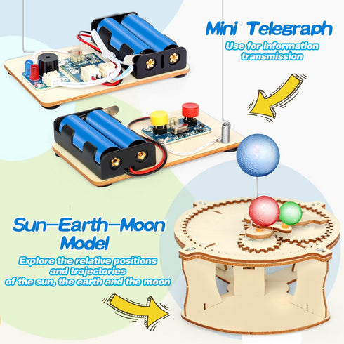 5 1 8+, 3D 8 9 10 11 12 in STEM Kits Projects for Kids, STEM Toys Crafts for Boys, Girls, Ages Science Building Toys
