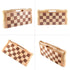 AMEROUS 15.6 inches Magnetic Wooden Chess Set, Handheld Style Board Game with Storage Slots and 2 Extra Queens