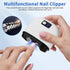 Seniors,3 Trimmer Electric Nail Clippers for Speed Gears Adjustable with LED Light,Electric Toenail Clippers