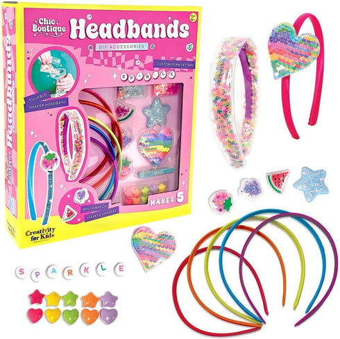Creativity for Kids Chic Boutique: DIY Headbands Craft Kit - Create 5
